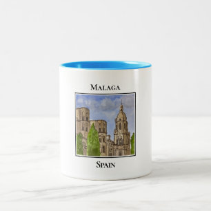 Holy Cathedral Basilica of the Incarnation. Malaga Two-Tone Coffee Mug