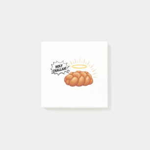 Holy Challah Hanukkah Jewish Jew Bread Post-it Notes