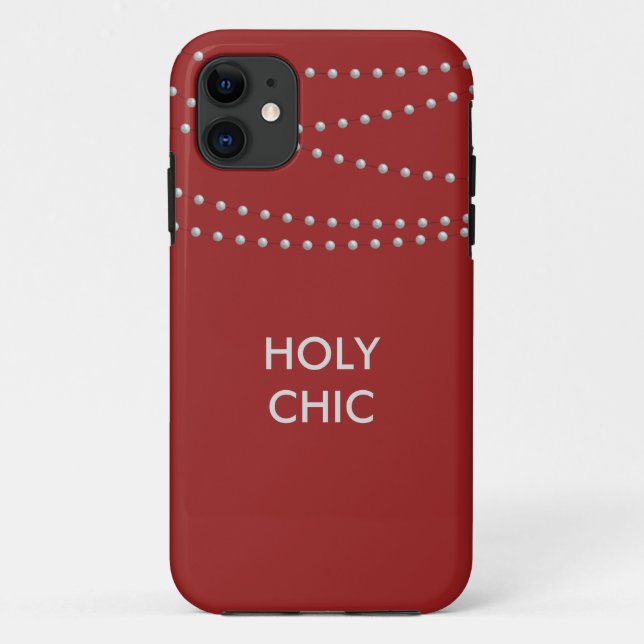 Holy Chic Pearls iPhone 5 Case-Mate Barely There Case-Mate iPhone Case (Back)