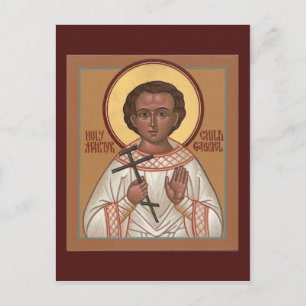 Holy Child Martyr Gabriel Prayer Card