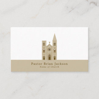 Holy Church, Christianity, Religious Business Card