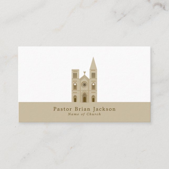 Holy Church, Christianity, Religious Business Card (Front)