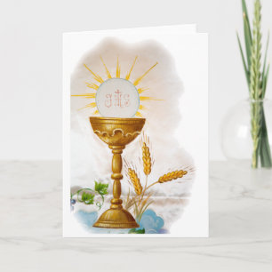 Holy communion card