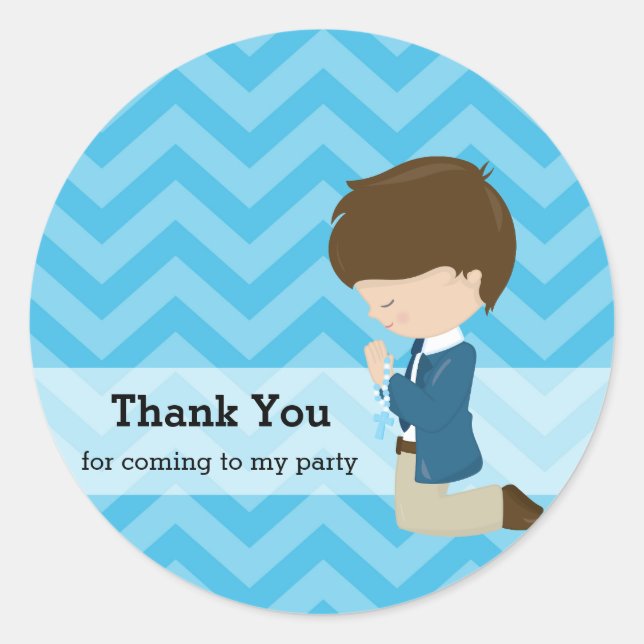 Holy Communion Classic Round Sticker (Front)