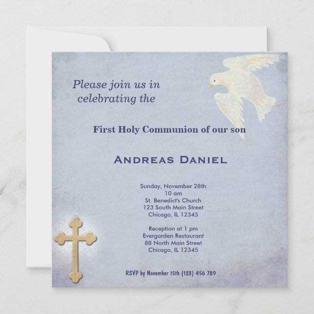 Holy Communion Invitation (Front)
