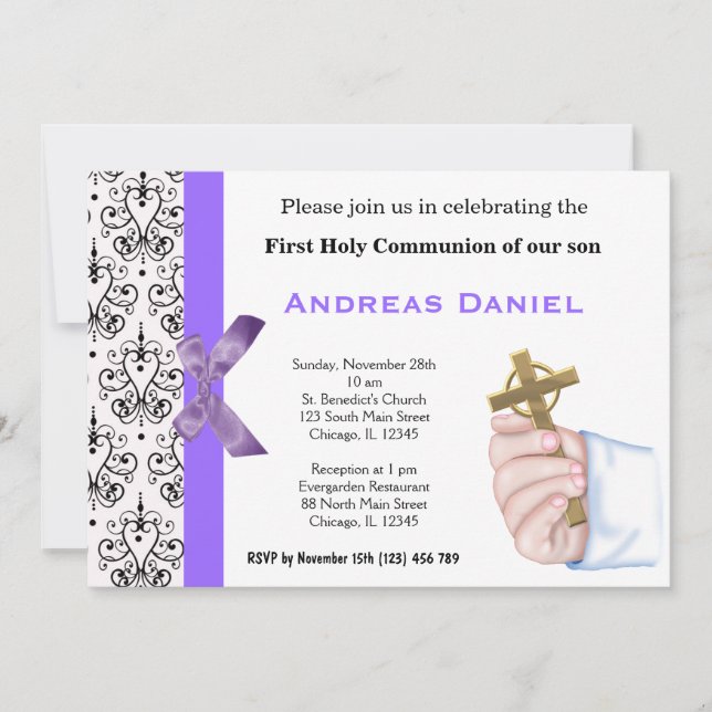 Holy Communion Invitation (Front)