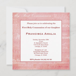 Holy Communion Invitation