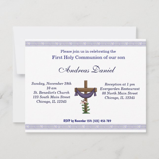 Holy Communion Invitation (Front)