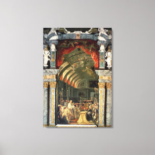 Holy Communion of Charles II Canvas Print