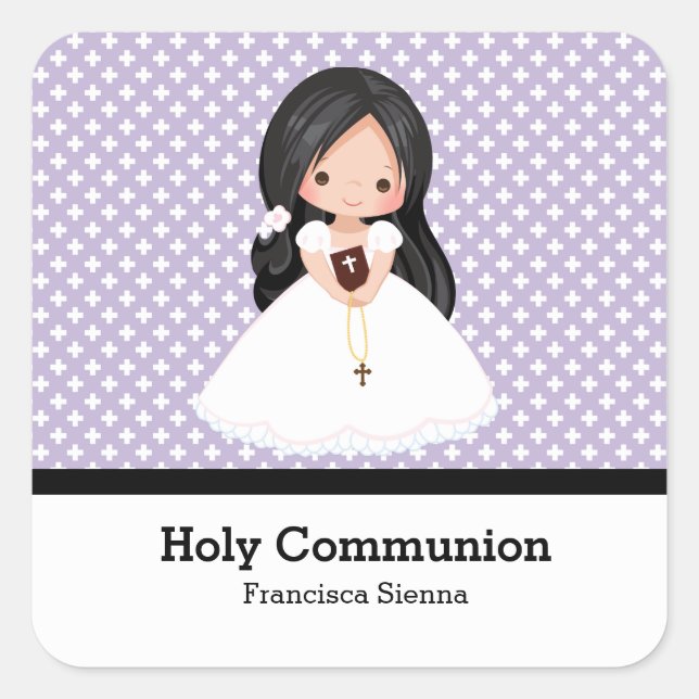 Holy Communion Square Sticker (Front)
