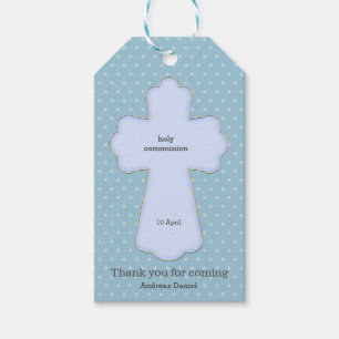 Holy Communion Thank You * Choose background colou Gift Tags