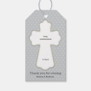 Holy Communion Thank You * Choose background colou Gift Tags