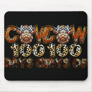 Holy Cow 100 Days Of School 100th Day Girls Kids T Mouse Mat