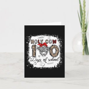 Holy Cow 100 Days Of School 100th Day Smarter Teac Card
