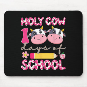 Holy Cow 100 Days Of School 100th Day Smarter Teac Mouse Mat