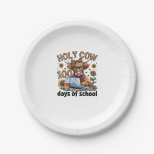 Holy Cow 100 Days Of School 100th Day Smarter Teac Paper Plate