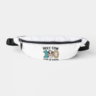 Holy Cow 100 Days of School Vintage Cow Shirt Desi Bum Bags