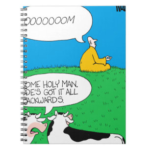 Holy Cow 2017 Zazzle Notebook