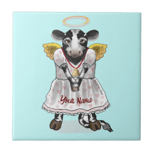 Holy Cow  Angel   Tile