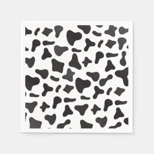 Holy Cow Birthday Cow Print Farm Napkin