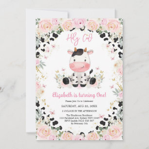 Holy Cow Birthday Invitation