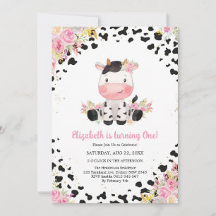 Holy Cow Birthday Invitation
