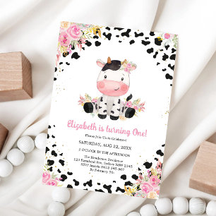 Holy Cow Birthday Invitation