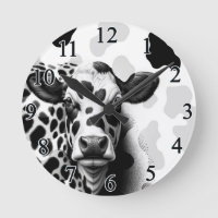 Holy Cow! Black & White Rustic Country Western