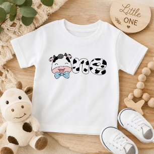 Holy Cow Boy 1st Birthday Party Baby T-Shirt