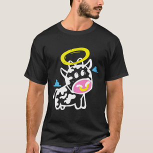 Holy Cow Cute Halo Cow T-Shirt