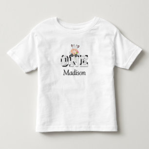 Holy Cow I am One Baby First Birthday  Toddler T-Shirt