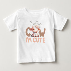 Holy Cow I'm Cute Baby T-shirt Gender Neutral