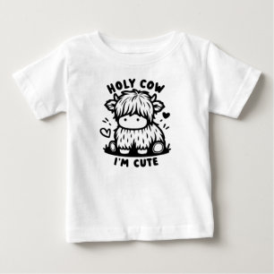 Holy Cow I'm Cute for Baby Bliss T-Shirt