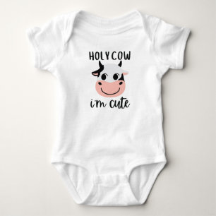 Holy cow I'm cute toddler bodysuit