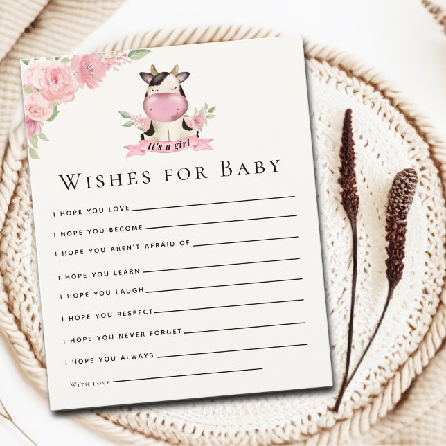 Holy Cow It's a Girl Cute Cow Baby shower (Creator Uploaded)