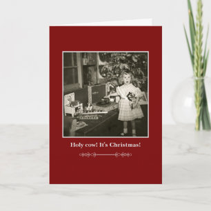Holy Cow! It's Christmas! Card