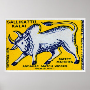 Holy Cow - Matchbox Print - Aesthetic Wall Art