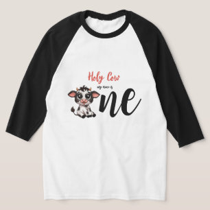 holy cow my niece is one T-Shirt