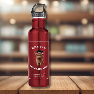 Holy Cow! Red Graduation  710 Ml Water Bottle