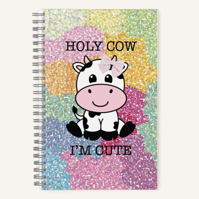 Holy Cow Spiral Notebook (Front)