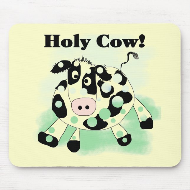 Holy Cow Tshirts and Gifts Mouse Mat (Front)