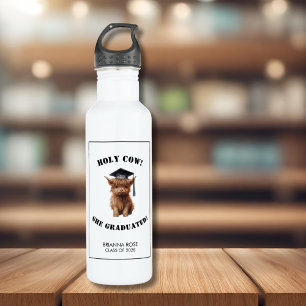 Holy Cow! White Graduation  710 Ml Water Bottle