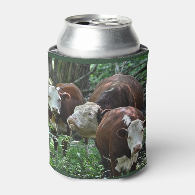 Holy Cow You're 40 Birthday Can Cooler (Can Front)