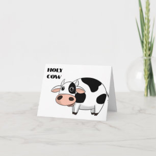 HOLY COW YOU'RE A TEENAGER "13" BIRTHDAY CARD