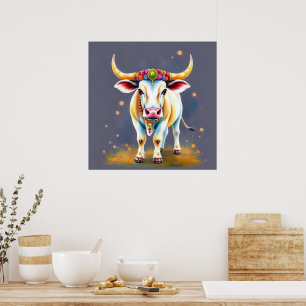 Holy Cows in Diwali Disguise Poster