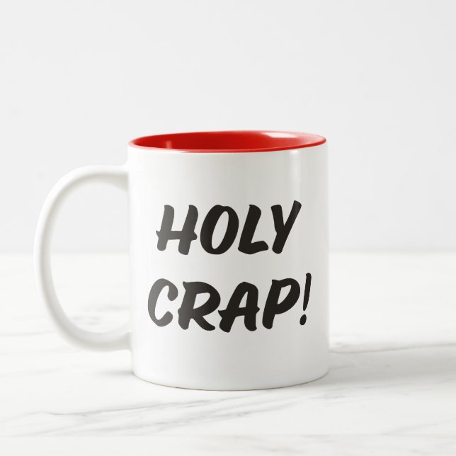 HOLY CRAP! Coffee Mug (Left)