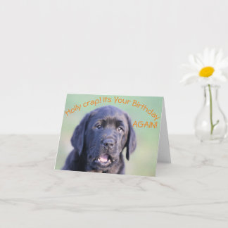 Holy Crap! It's Your Birthday AGAIN! Card