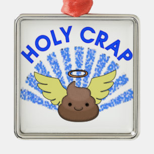Holy Crap Metal Tree Decoration