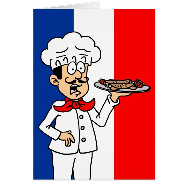 Holy Crepe French Flag 75th Birthday Card (Front)
