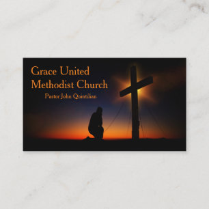 Holy Cross at Sunset (Personalise) Business Card